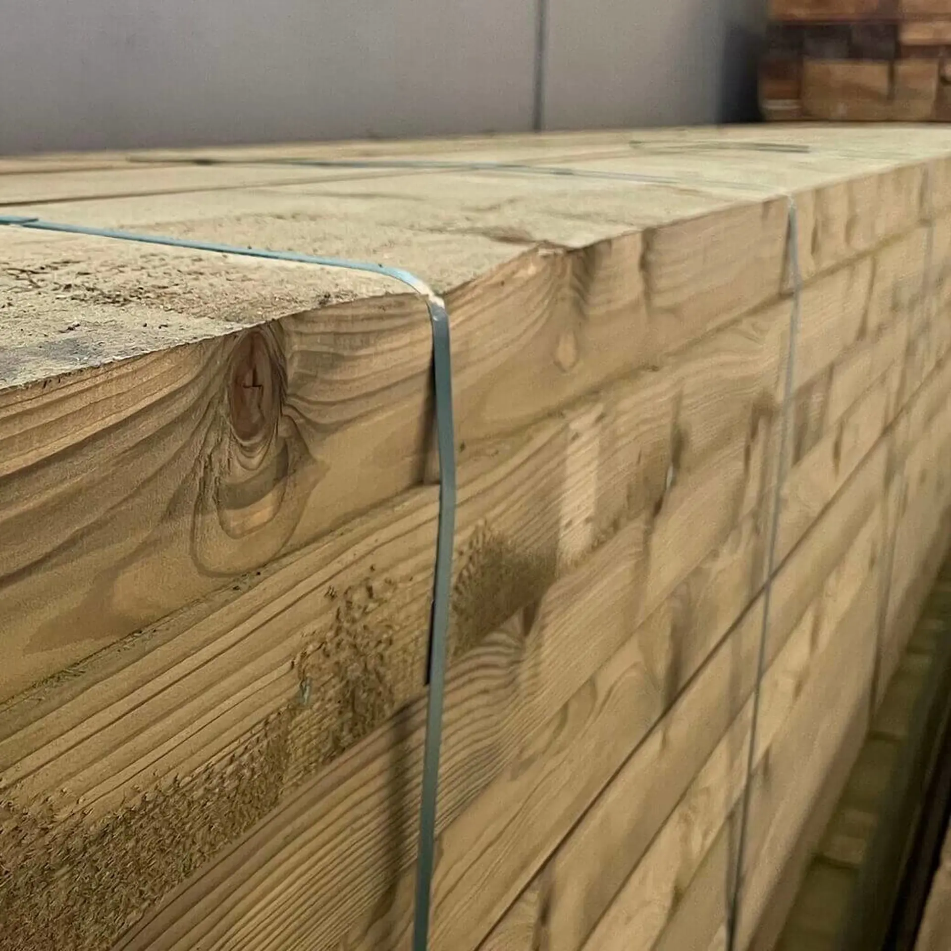 Solid pine beams, planed - 80x240x7000