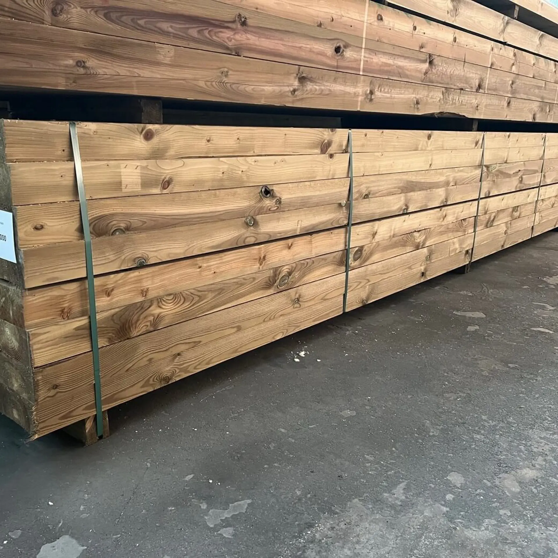 Solid pine beams, planed - 100x200x6000