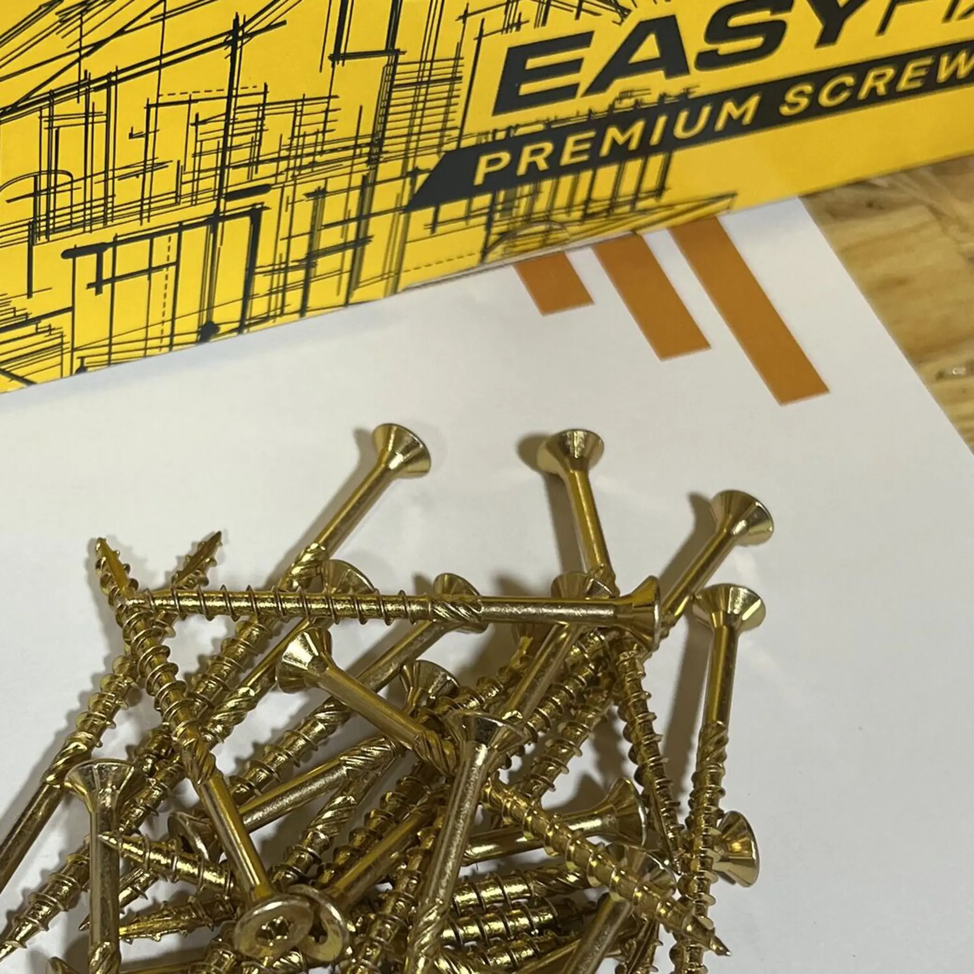 EASYFIX Wood Screws - 250 un - 5x60
