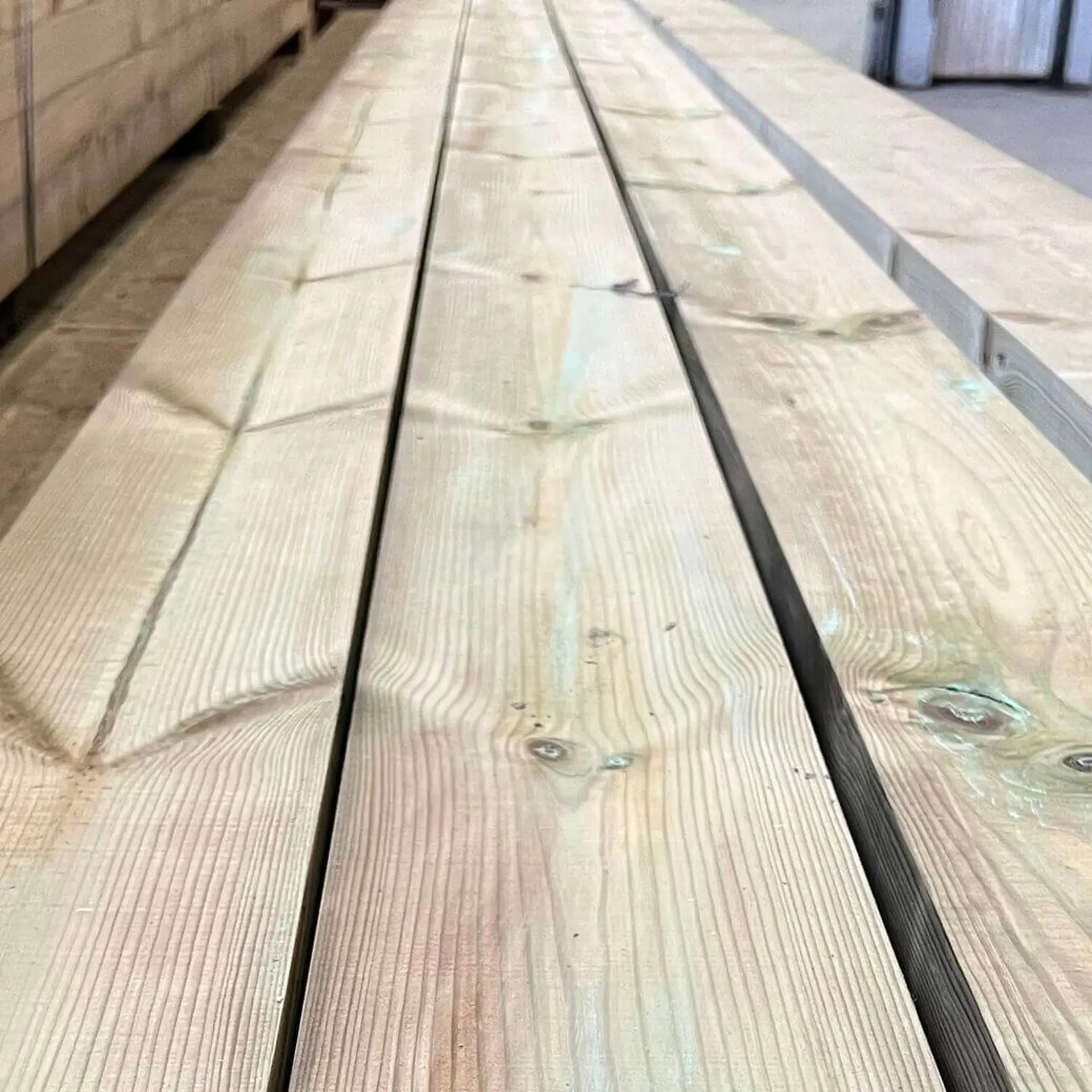 Solid pine beams, planed - 80x160x4000